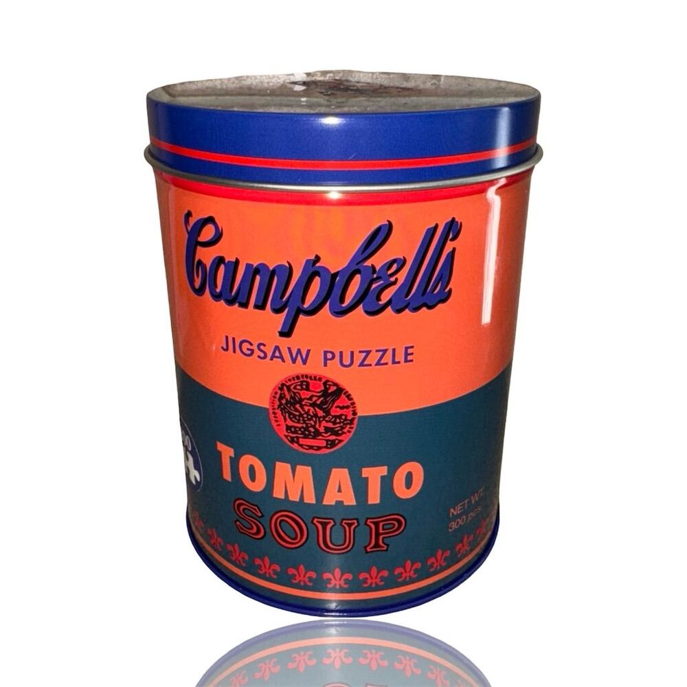 Andy Warhol Campbell's Tomato Soup 300 Piece Puzzle  (Tiny Dent on Back) Sealed
